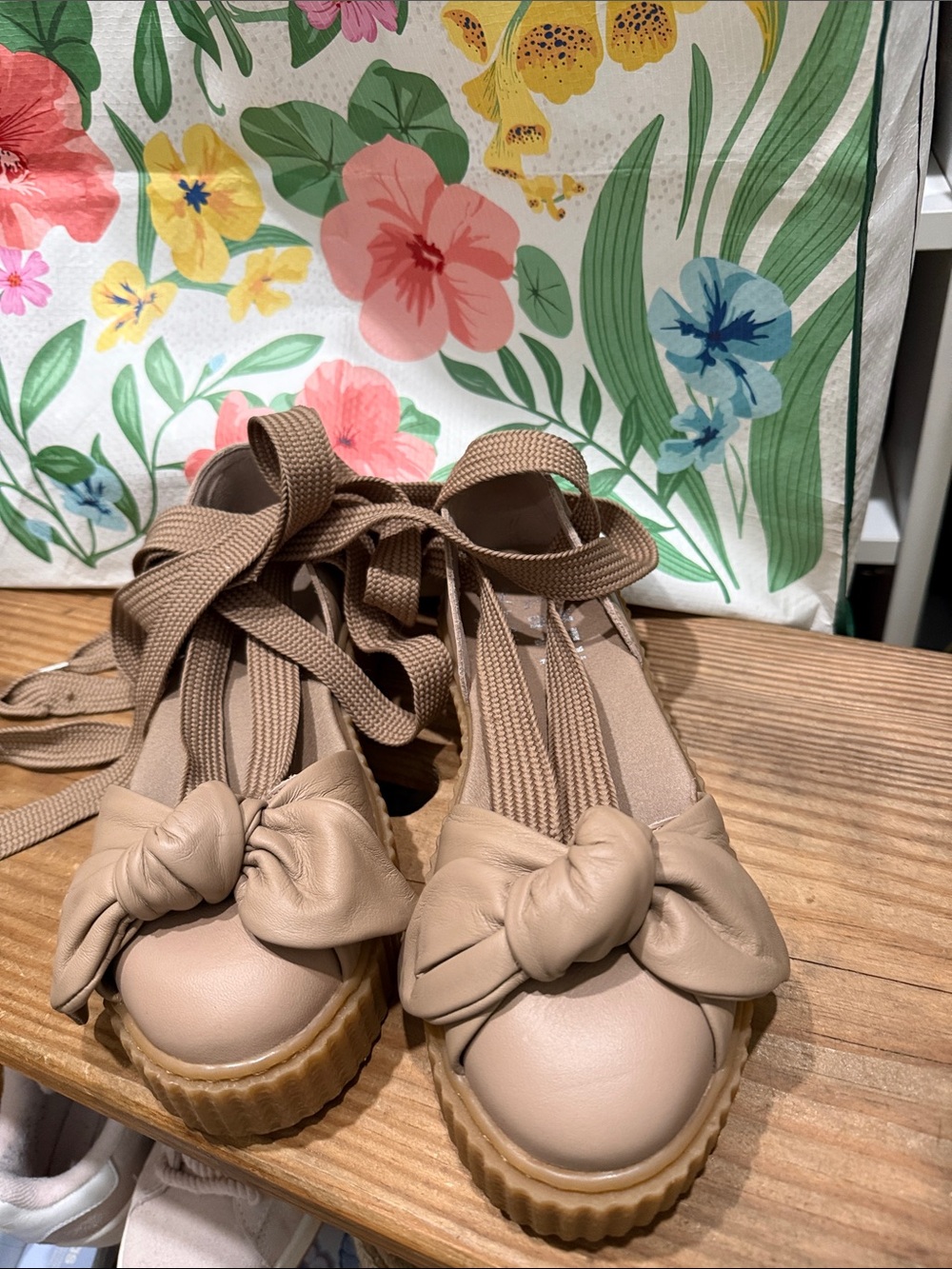 PUMA x FENTY by Rihanna Bow Creeper Ballet Platform Sneakers in the beautiful N